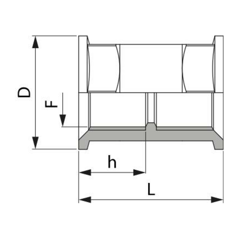 MANICOTTO 1/2" FEMMINA