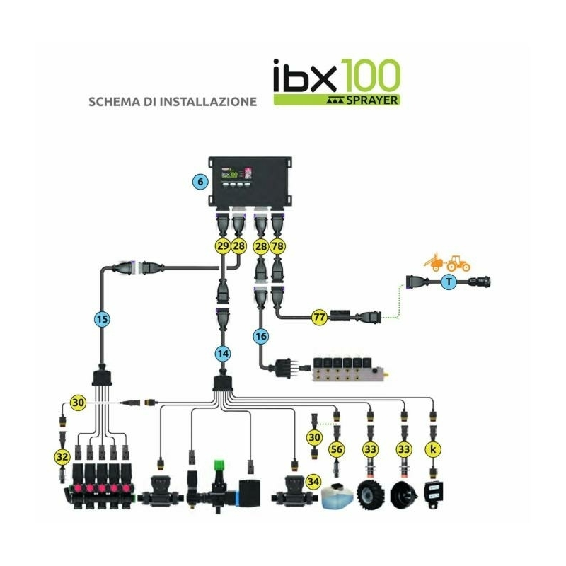 Cavo collegamento 9 funzioni idrauliche