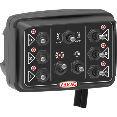Scatola di comando Arag per atomizzatore 6 vie con regolatore