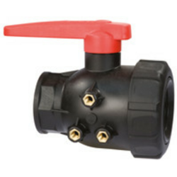 Valvola a sfera a 2 vie