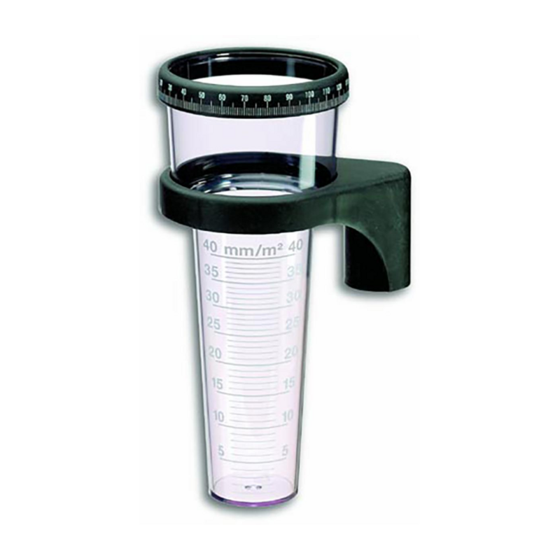 Pluviometro in plastica