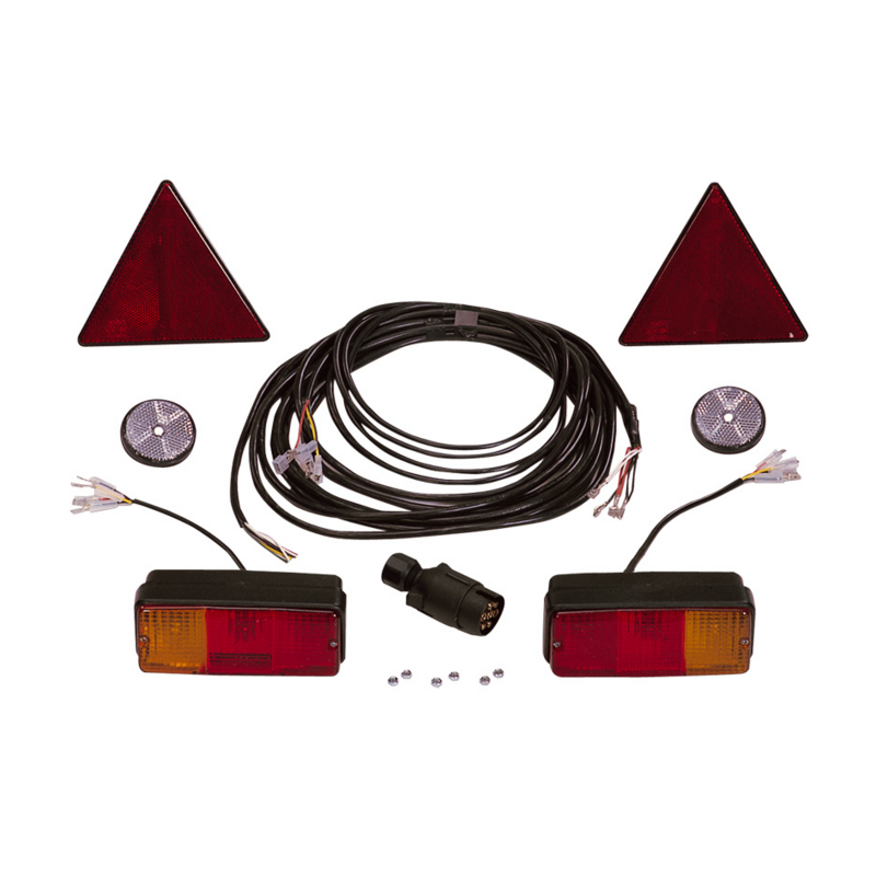 KIT KUCI POSTERIORI ALOGENE, TRIANGOLI E CATARIFRANGENTI ROTONDI- CAVO 7M +2,2M