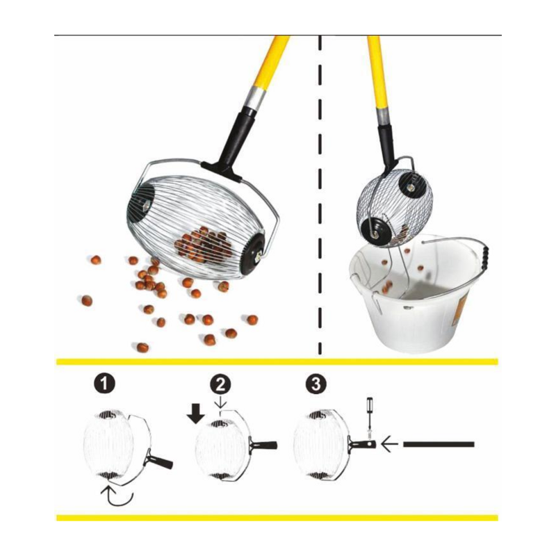 RACCOGLITORE MANUALE ROTORACC PICCOLO