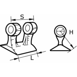 MAZZA TRINCIA ADATTABILE BOMFORD F. Ø19,5