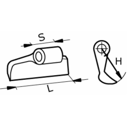 MAZZA STAMPATA H-88, L-150, S-60 MM, Ø 20,5