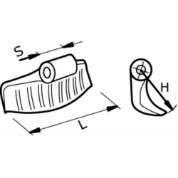 MAZZA STAMPATA ADATTABILE CABE Ø 20,5