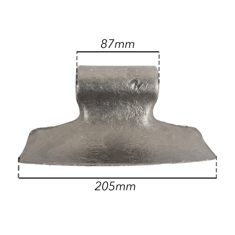 MAZZA STAMPATA L-205MM,S-87MM,H-87MM- Ø 20,5