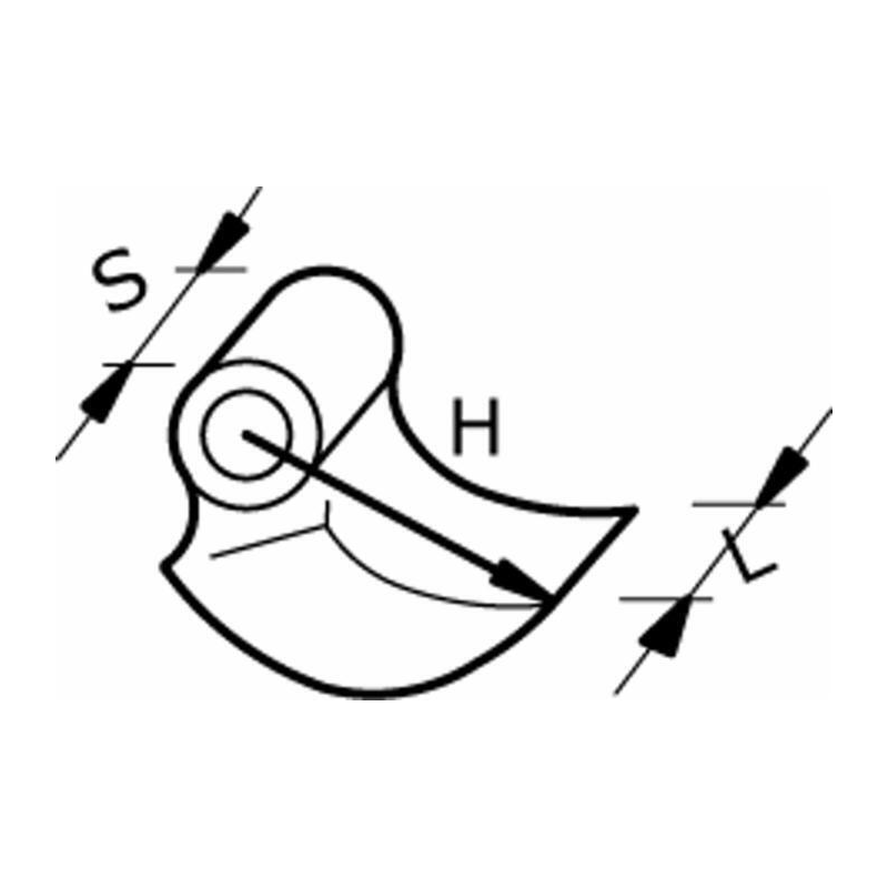 MAZZA STAMPATA ADATTABILE SEPPI"FORES."Ø30,5