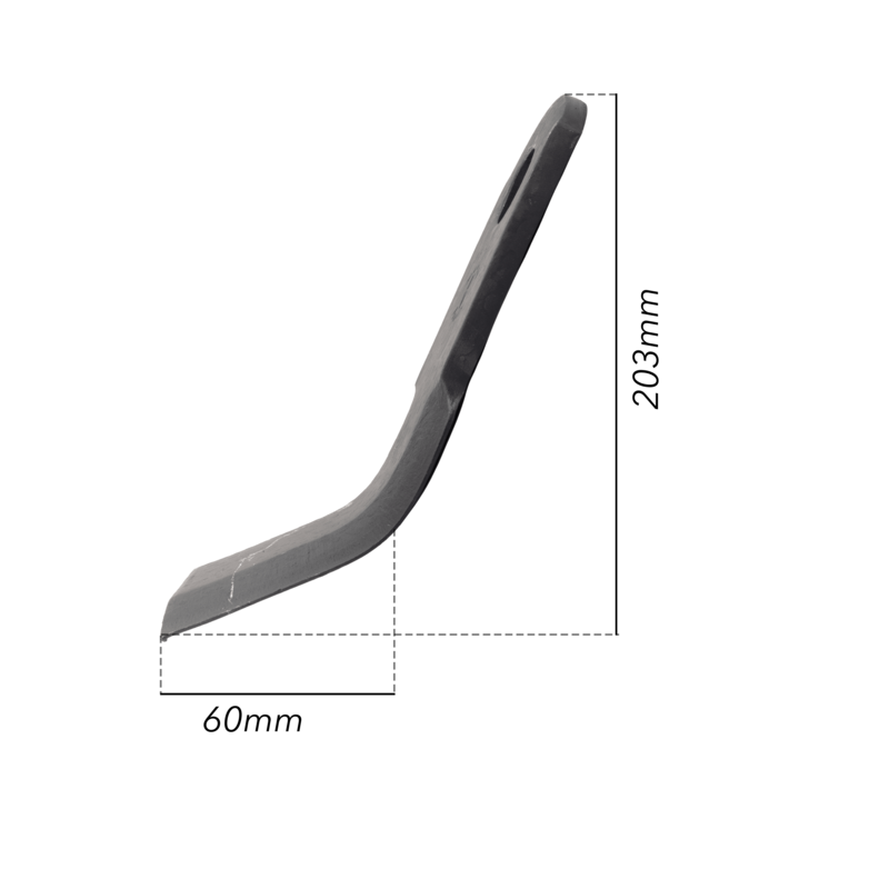 COLTELLO "Y" ADATTABILE SICMA 60X8Ø25,5