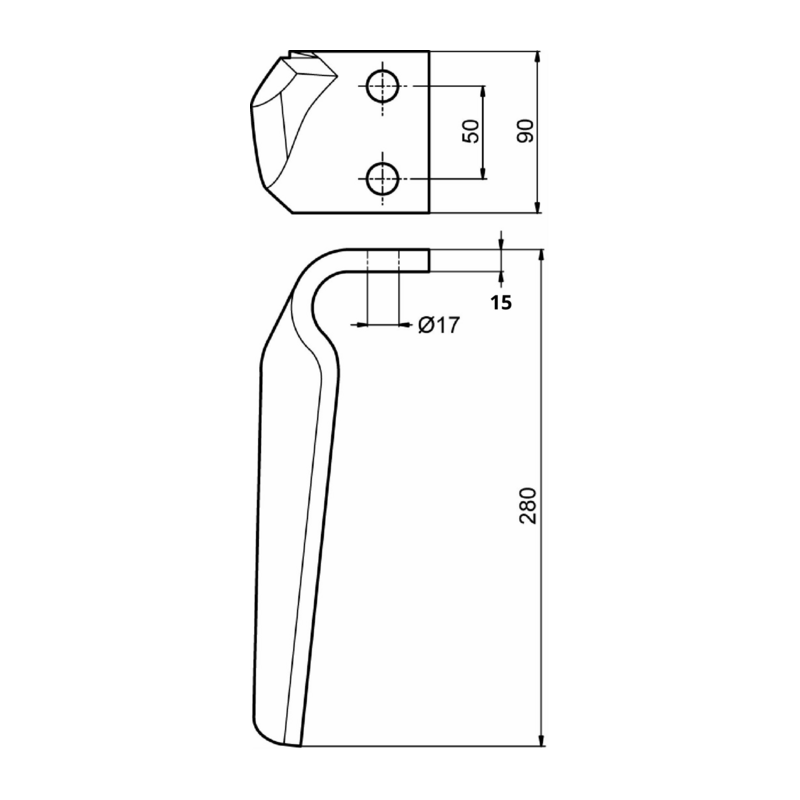 DENTE DX ADATTABILE SICMA, MASCHIO