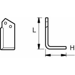 ZAPPA DX ADATTABILE HOWARD SQ, PIATTO 105X8, Ø16,5