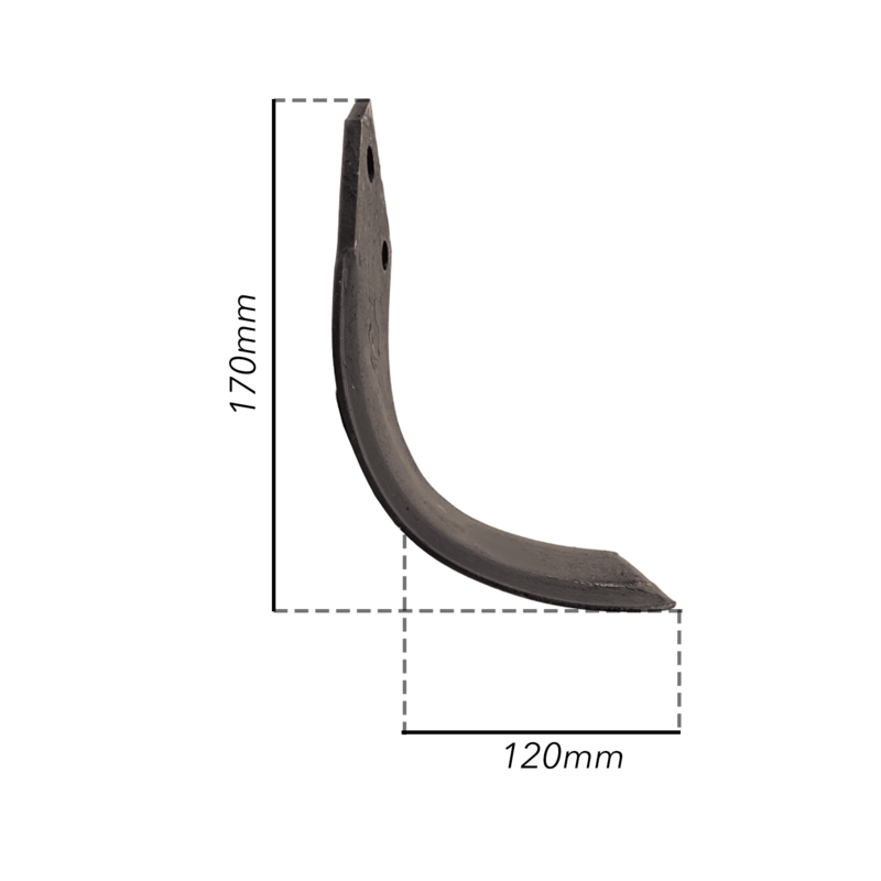 ZAPPA DX ADATTABILE BREVIGLIERI, VALPADANA,PIATTO70X6,Ø12,5