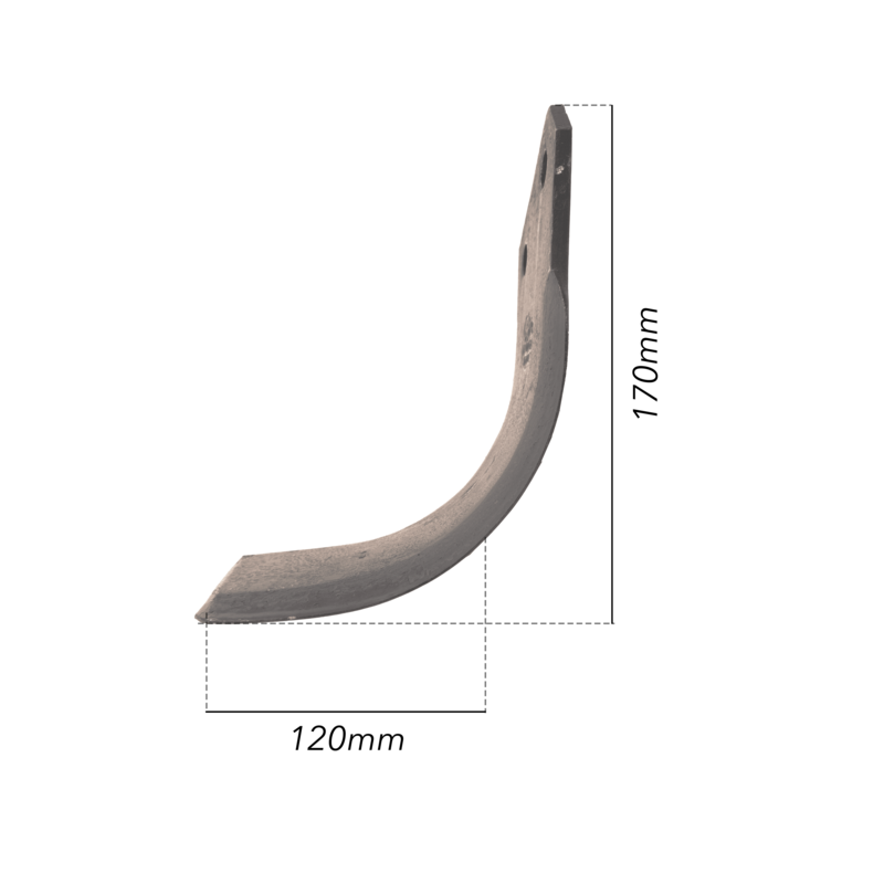 ZAPPA ADATTABILE BREVIGLIERI, VALPADANA ,PIATTO70X6,Ø12,5