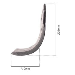 ZAPPA SX ADATTABILE DONDI, KVERNELAND, PIATTO80X8,Ø14,5