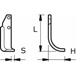ZAPPA DX ADATTABILE GOLDONI , PIATTO45X5,Ø10,5