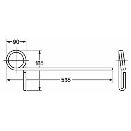 DENTE STRIGLIATORE ADATTABILE A COSTRUTTORI VARI