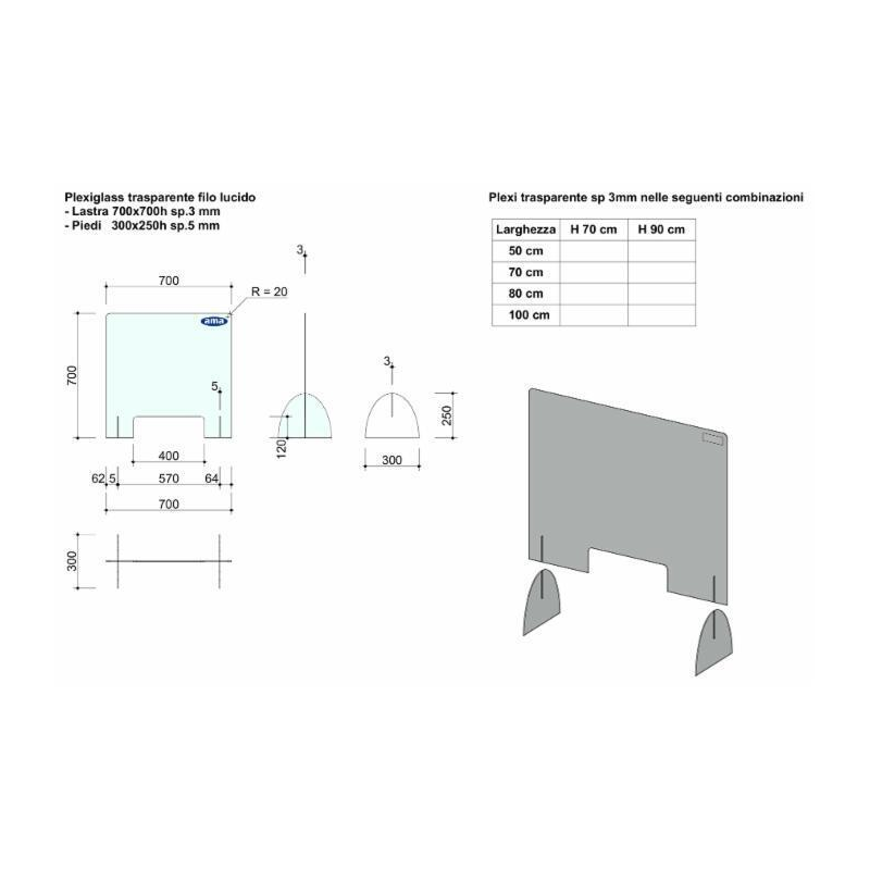PANNELLI DIVISORI PROTETTIVI