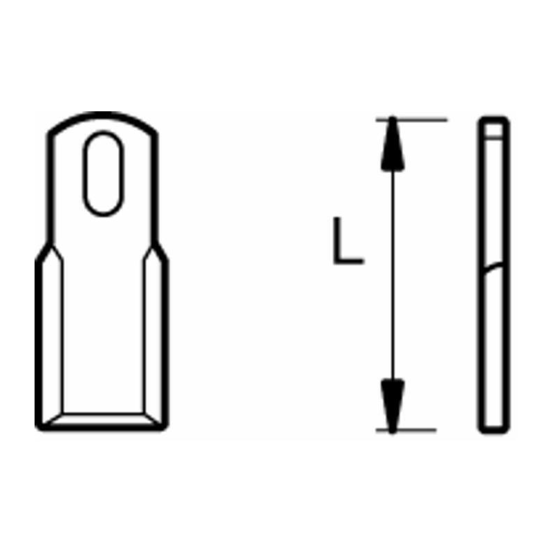 COLTELLO "Y" H-0 L-82