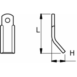 SPATOLA PER TRINCIA ADATTABILE BRUNI,H-42 L-150