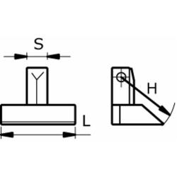 MAZZA STAMPATA H-82 L-105