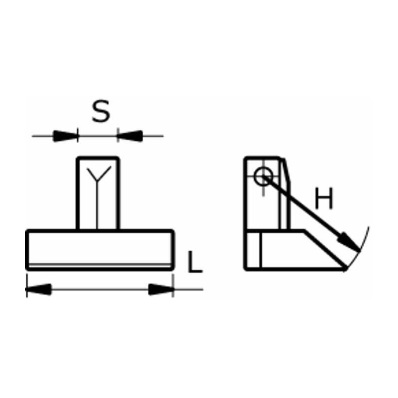 MAZZA STAMPATA H-82 L-105