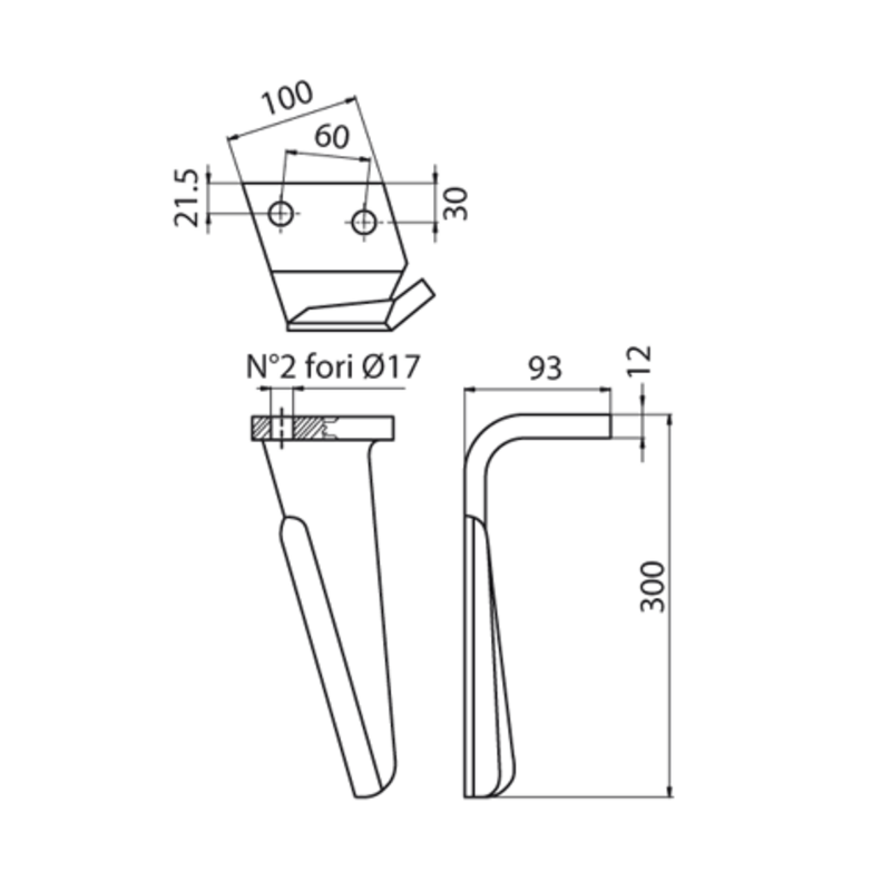 DENTE DX ØF17 gr1960