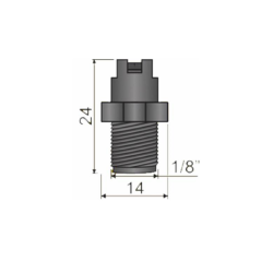 Ugello a ventaglio FFT 100° per nebulizzazione e sanificazione