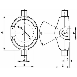 GONDOLA PER MARTINETTI IDRAULICI ø 93MM
