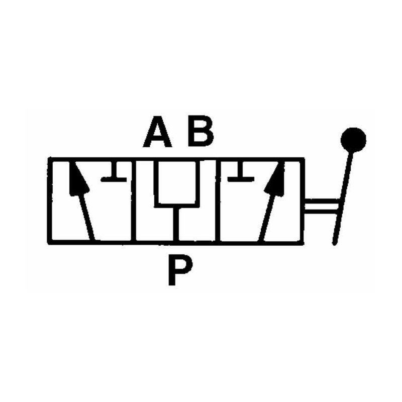 DEVIATORE DI FLUSSO A 3 VIE 3/4"