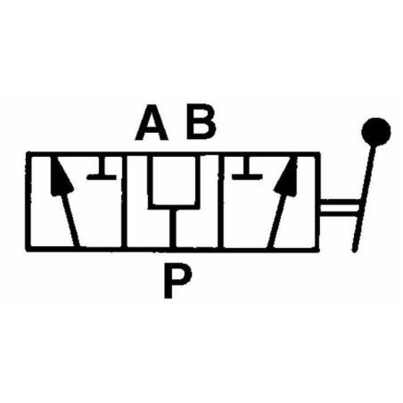 DEVIATORE DI FLUSSO A 3 VIE 3/4"