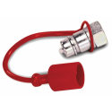TAPPO PER INNESTO RAPIDO MASCHIO DA 1/2" COLORE ROSSO