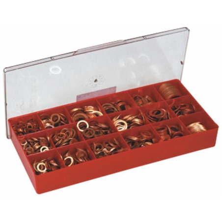 ASSORTIMENTO RONDELLE IN RAME 1650 PEZZI