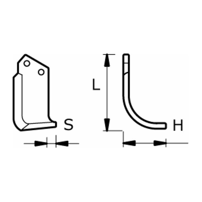 ZAPPA DX L-205,H-113,S-10,ØF.14,5