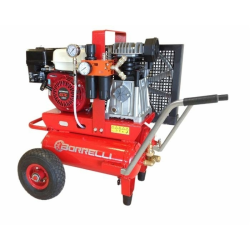 Motocompressore Benzina , motore hP6,5 Serbatoio 2x11Lt
