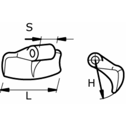 MAZZA STAMPATA L-137MM, S-52MM, H-95MM, ø FORI 19,5
