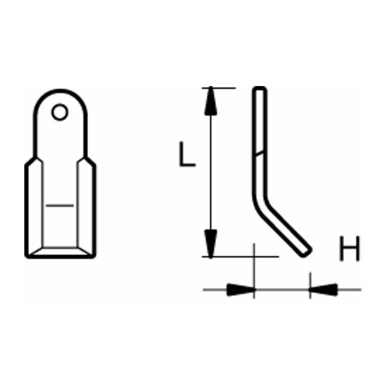 COLTELLO "Y" H-60 L-130