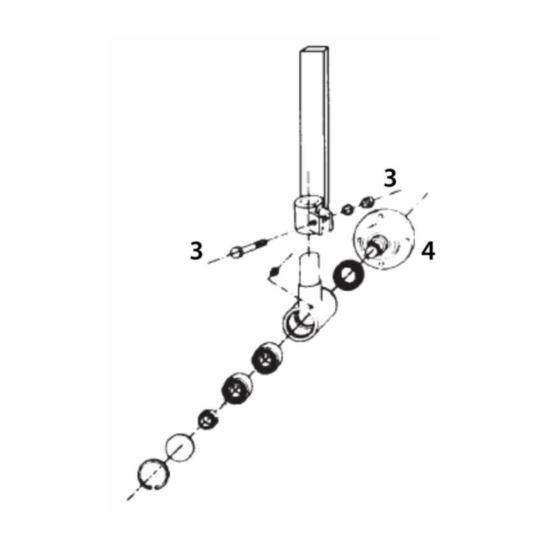 AVANVOMERE COMPLETO CON DISCO  Ø 410 E BRACCIO 60X30