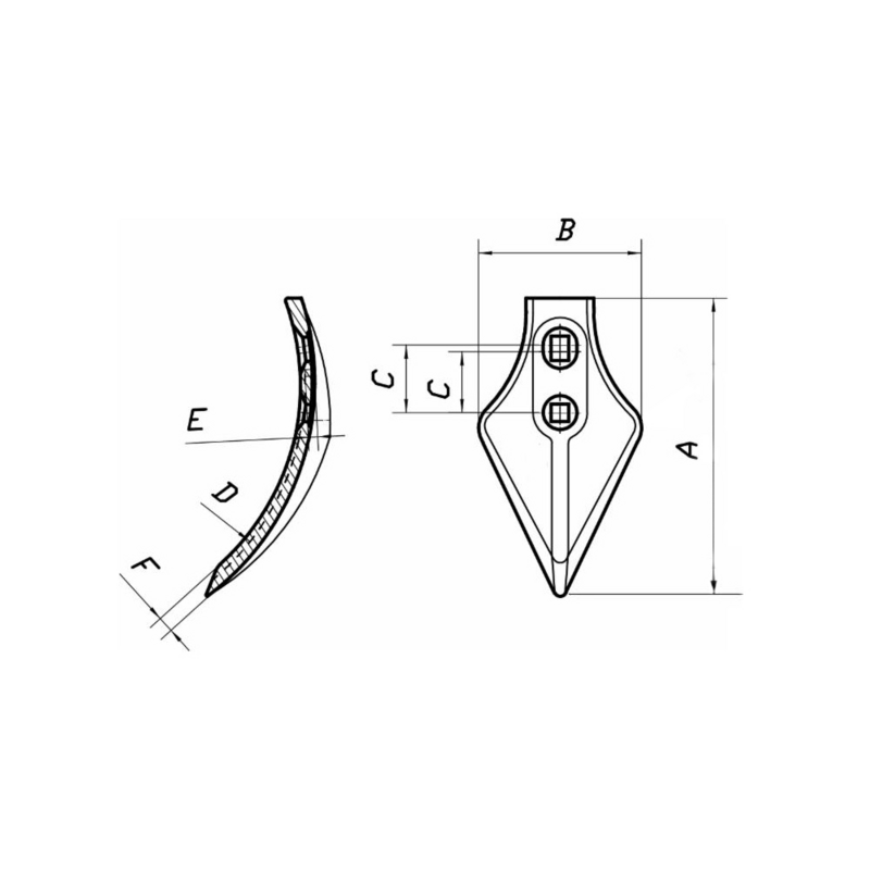 VOMERINA A CUORE TIPO 1