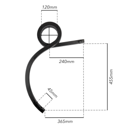 MOLLA PER COLTIVATORE 25X25 SX