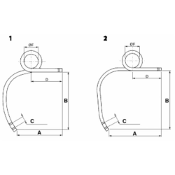 MOLLA PER COLTIVATORE 25X25 SX
