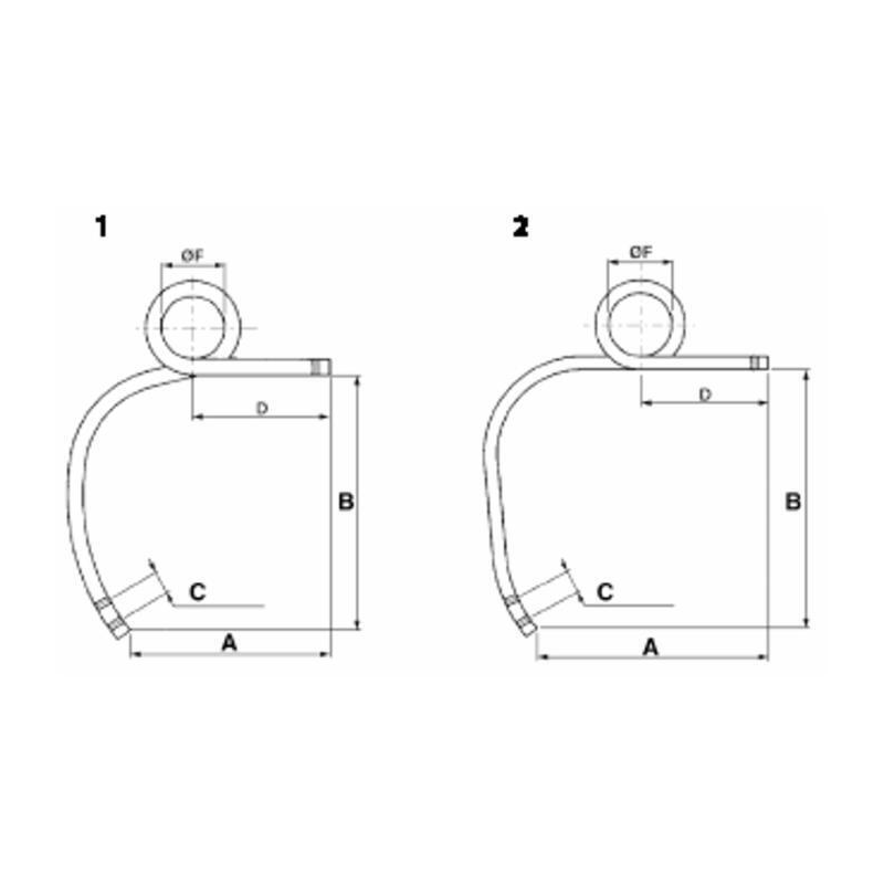 MOLLA PER COLTIVATORE 35X35 SX