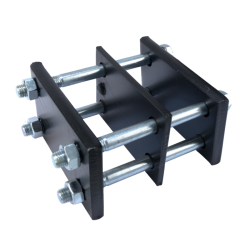 STAFFA COMPLETA PER MOLLA 35X35 TRAVE 100X100