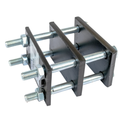 STAFFA COMPLETA PER MOLLA 30X30 TRAVE 80X80