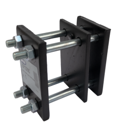 STAFFA COMPLETA PER MOLLA 25X25 TRAVE 80X80