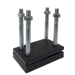 STAFFA COMPLETA PER MOLLA 25X25 TRAVE 80X80