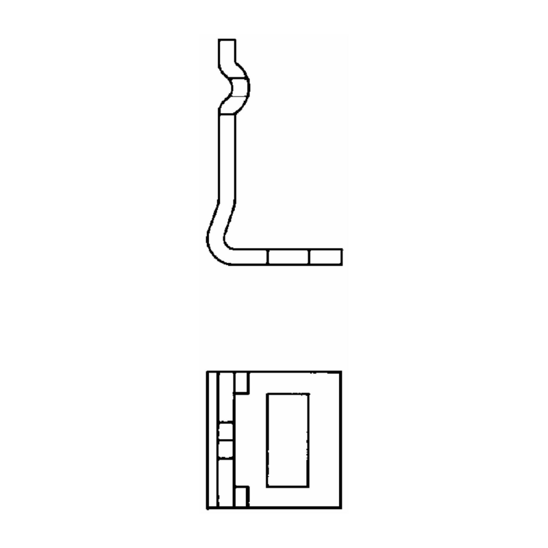 STAFFA PER MOLLA FLEX H-27 50X15 (50X6)