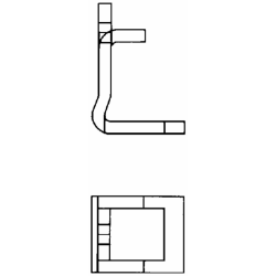 STAFFA PER MOLLA FLEX 50X8 BILAMA 50X12-32X10