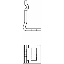 STAFFA PER MOLLA FLEX 50X6 E TELAIO 50X15