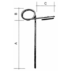 DENTE STRIGLIATORE Ø10