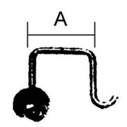 BRIDA RONDELLA DADO Ø 10